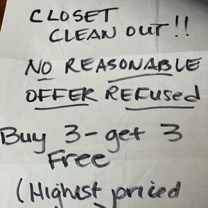 CLOSET CLEAN OUT!!!!!